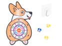 Tarcza Dart z rzutkami piłkami na rzep corgi Tarcza Dart z rzutkami piłkami na rzep corgi