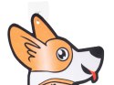 Tarcza Dart z rzutkami piłkami na rzep corgi Tarcza Dart z rzutkami piłkami na rzep corgi