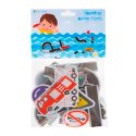 Zabawka do kąpieli wanny wodna dla dzieci naklejki piankowe autka ulica puzzle 23 el. Zabawka do kąpieli wanny wodna dla dzieci naklejki piankowe autka ulica puzzle 23 el.