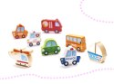 Klocki drewniane edukacyjne miasto puzzle 120el. Klocki drewniane edukacyjne miasto puzzle 120el.