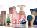 Klocki drewniane edukacyjne miasto puzzle 135el. Klocki drewniane edukacyjne miasto puzzle 135el.