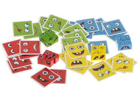 Klocki kreatywne montessori wyzwania zmieniające twarz emocje Klocki kreatywne montessori wyzwania zmieniające twarz emocje