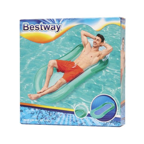 Materac dmuchany do pływania z siatką BESTWAY 43103 miętowy Materac dmuchany do pływania z siatką BESTWAY 43103 miętowy