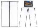 Moskitiera siatka magnetyczna na drzwi 100x210cm CZARNA Moskitiera siatka magnetyczna na drzwi 100x210cm CZARNA