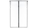 Moskitiera siatka magnetyczna na drzwi 100x210cm CZARNA Moskitiera siatka magnetyczna na drzwi 100x210cm CZARNA