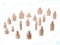 Odważniki cylindry drewniane sorter montessori Odważniki cylindry drewniane sorter montessori