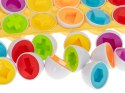Układanka edukacyjna sorter dopasuj kształty jajka 12 sztuk Układanka edukacyjna sorter dopasuj kształty jajka 12 sztuk