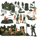 Żołnierzyki baza wojskowa figurki zestaw 114el. Żołnierzyki baza wojskowa figurki zestaw 114el.