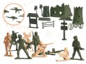 Żołnierzyki baza wojskowa figurki zestaw 114el. Żołnierzyki baza wojskowa figurki zestaw 114el.