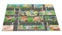 Mata edukacyjna do zabawy miasto ulica + znaki drogowe wodoodporna kolorowa 130x100cm Mata edukacyjna do zabawy miasto ulica + znaki drogowe wodoodporna kolorowa 130x100cm