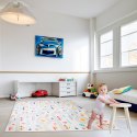 Mata edukacyjna dwustronna składana ulica las 177 x 198 x 1 cm Mata edukacyjna dwustronna składana ulica las 177 x 198 x 1 cm