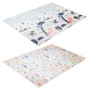 Mata edukacyjna dwustronna składana ulica las 177 x 198 x 1 cm Mata edukacyjna dwustronna składana ulica las 177 x 198 x 1 cm