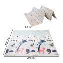 Mata edukacyjna dwustronna składana ulica las 177 x 198 x 1 cm Mata edukacyjna dwustronna składana ulica las 177 x 198 x 1 cm