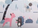 Mata edukacyjna piankowa dwustronna składana ulica las 177 x 158 cm Mata edukacyjna piankowa dwustronna składana ulica las 177 x 158 cm