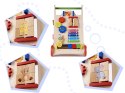 Pchacz chodzik drewniany kostka edukacyjna 6w1 Pchacz chodzik drewniany kostka edukacyjna 6w1