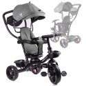 Rowerek trójkołowy Trike Fix Lite rower spacerówka 3w1 obracany 360 wolne koło szary Rowerek trójkołowy Trike Fix Lite rower spacerówka 3w1 obracany 360 wolne koło szary