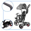 Rowerek trójkołowy Trike Fix Lite rower spacerówka 3w1 obracany 360 wolne koło szary Rowerek trójkołowy Trike Fix Lite rower spacerówka 3w1 obracany 360 wolne koło szary