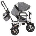 Rowerek trójkołowy Trike Fix V3 rower spacerówka 3w1 obracany 360 wolne koło szary Rowerek trójkołowy Trike Fix V3 rower spacerówka 3w1 obracany 360 wolne koło szary