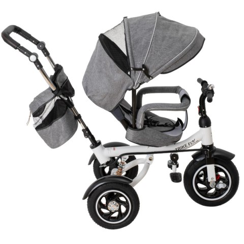 Rowerek trójkołowy Trike Fix V3 rower spacerówka 3w1 obracany 360 wolne koło szary Rowerek trójkołowy Trike Fix V3 rower spacerówka 3w1 obracany 360 wolne koło szary