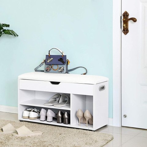 Szafka na Buty z Siedziskiem - LHS30W Szafka na Buty z Siedziskiem - LHS30W
