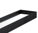 Lustro z półką 60cm czarne Lustro z półką 60cm czarne