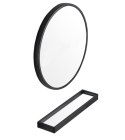 Lustro z półką 60cm czarne Lustro z półką 60cm czarne