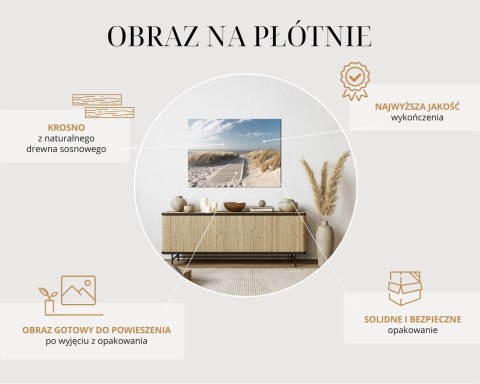 Obraz na płótnie Pisanka wielkanocna biała w paski obraz minimalistyczny Obraz na płótnie Pisanka wielkanocna biała w paski obraz minimalistyczny