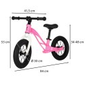 Rowerek biegowy Trike Fix Active X2 rower lekki 3,7 kg pompowane koła różowy