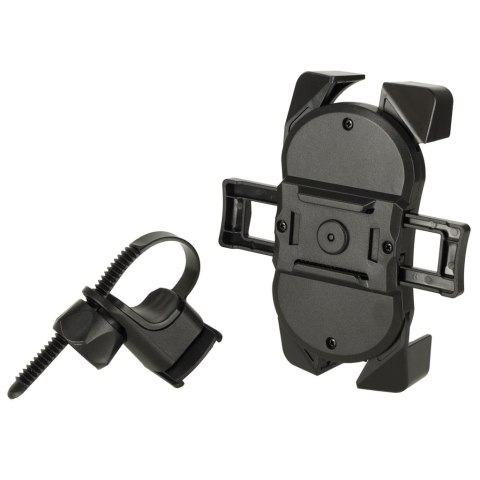 Uchwyt rowerowy motocyklowy na telefon czarny C51 stabilny Uchwyt rowerowy motocyklowy na telefon czarny C51 stabilny