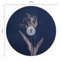 Fototapeta Okrągła Ciemne Rośliny Botaniczne I Fototapeta Okrągła Ciemne Rośliny Botaniczne I