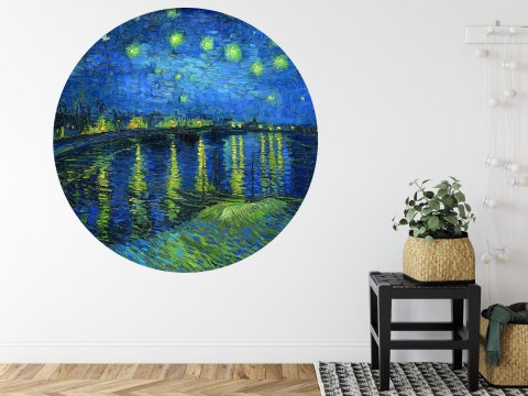 Fototapeta Okrągła Gwieździsta Noc Fototapeta Okrągła Gwieździsta Noc