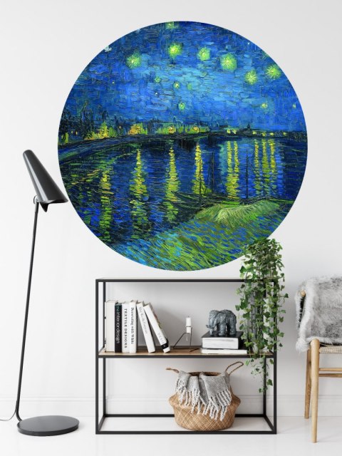 Fototapeta Okrągła Gwieździsta Noc Fototapeta Okrągła Gwieździsta Noc
