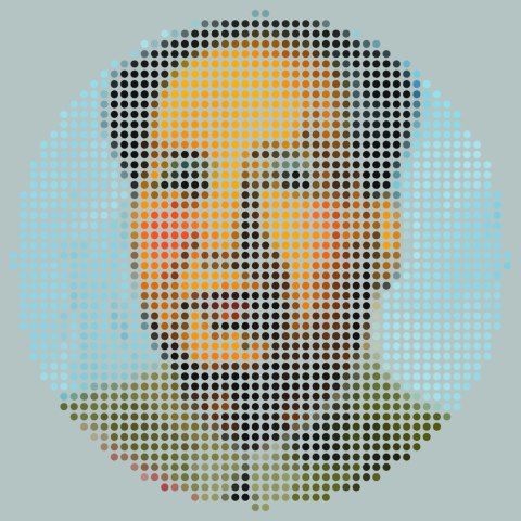 Fototapeta Okrągła Ikona Mao Fototapeta Okrągła Ikona Mao