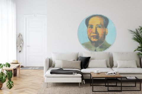 Fototapeta Okrągła Ikona Mao Fototapeta Okrągła Ikona Mao