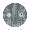 Fototapeta Okrągła Londyn Półtonów Fototapeta Okrągła Londyn Półtonów