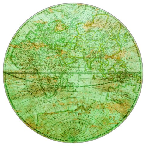 Fototapeta Okrągła Mappa Mundi Wschód Fototapeta Okrągła Mappa Mundi Wschód