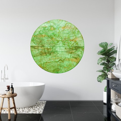 Fototapeta Okrągła Mappa Mundi Wschód Fototapeta Okrągła Mappa Mundi Wschód