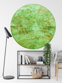 Fototapeta Okrągła Mappa Mundi Wschód Fototapeta Okrągła Mappa Mundi Wschód