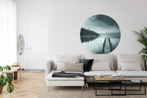 Fototapeta Okrągła Widok Na Jezioro Z Molo Pier Ii Autorstwa George'a Digalakisa Fototapeta Okrągła Widok Na Jezioro Z Molo Pier Ii Autorstwa George'a Digalakisa