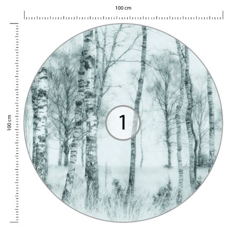 Fototapeta Okrągła Czarno-Biały Nel Talen Fototapeta Okrągła Czarno-Biały Nel Talen