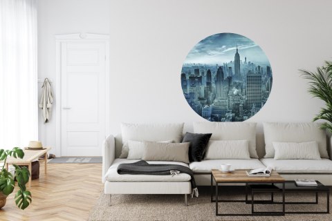 Fototapeta Okrągła Hazy Gotham Autorstwa Stefena Schilbe Fototapeta Okrągła Hazy Gotham Autorstwa Stefena Schilbe