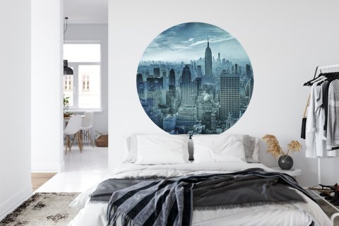 Fototapeta Okrągła Hazy Gotham Autorstwa Stefena Schilbe Fototapeta Okrągła Hazy Gotham Autorstwa Stefena Schilbe