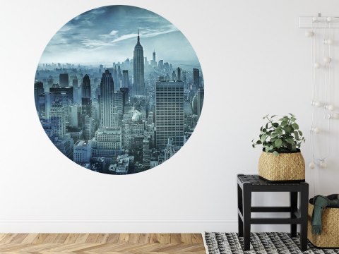 Fototapeta Okrągła Hazy Gotham Autorstwa Stefena Schilbe Fototapeta Okrągła Hazy Gotham Autorstwa Stefena Schilbe