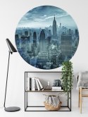 Fototapeta Okrągła Hazy Gotham Autorstwa Stefena Schilbe Fototapeta Okrągła Hazy Gotham Autorstwa Stefena Schilbe