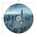 Fototapeta Okrągła Hazy Gotham Autorstwa Stefena Schilbe Fototapeta Okrągła Hazy Gotham Autorstwa Stefena Schilbe