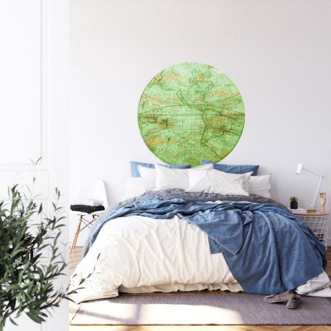 Fototapeta Okrągła Mappa Mundi Zachód Fototapeta Okrągła Mappa Mundi Zachód