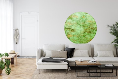 Fototapeta Okrągła Mappa Mundi Zachód Fototapeta Okrągła Mappa Mundi Zachód