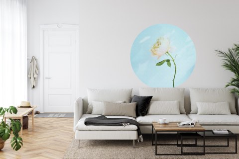 Fototapeta Okrągła Pastelowa Róża Fototapeta Okrągła Pastelowa Róża
