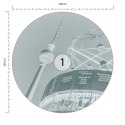 Fototapeta Okrągła Półtony Berlińskie Fototapeta Okrągła Półtony Berlińskie