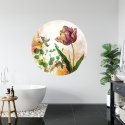 Fototapeta Okrągła Rycina Botaniczna W Stylu Vintage I Fototapeta Okrągła Rycina Botaniczna W Stylu Vintage I